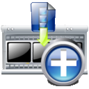 insert_media_files_to_timeline_add_128.ico